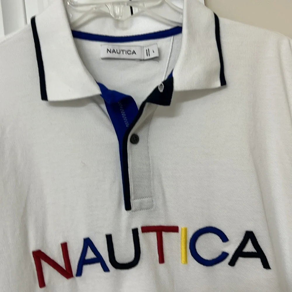 NWOT NAUTICA POLO SHIRT - Picture 2 of 2